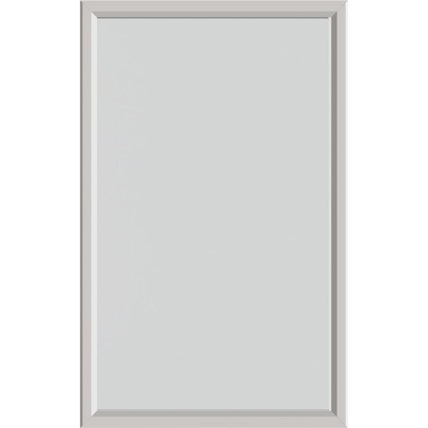 ODL Perspectives Low-E Door Glass - Blanca - 24" x 38" ZEEL Flat Frame Kit