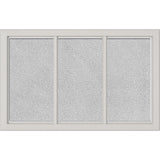 ODL Simulated Divided 3 Light Low-E Door Glass - Micro-Granite - 27" x 17.25" Craftsman Frame Kit