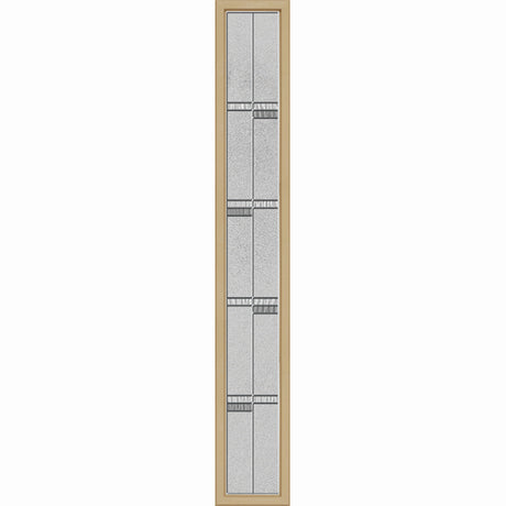 ODL Destination Door Glass - Crosswalk - 10" x 66" Craftsman Frame Kit