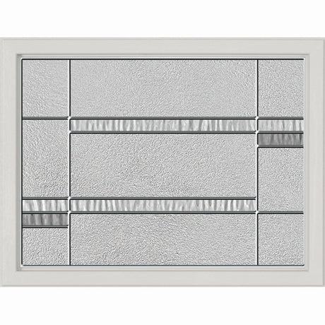 ODL Destination Door Glass - Crosswalk - 23.313" x 17.938" Craftsman Frame Kit