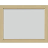 ODL Simulated Divided 3 Light Low-E Door Glass - Blanca - 23.313" x 17.938" Craftsman Frame Kit