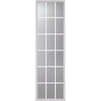 ODL Impact Resistant 18 Light - 5/8 Internal Grille Low-E Door Glass - 24" x 82" Frame Kit