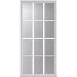 ODL Impact Resistant 12 Light - 5/8 Internal Grille Low-E Door Glass - 24" x 50" Frame Kit