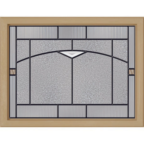 ODL Topaz Door Glass - 23.313" x 17.938" Craftsman Frame Kit