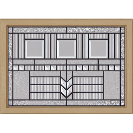 ODL Oak Park Door Glass - 24" x 17.25" Craftsman Frame Kit