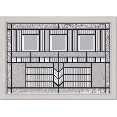 ODL Oak Park Door Glass - 24" x 17.25" Craftsman Frame Kit