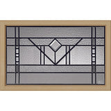 Western Reflections Riverwood Door Glass - 27" x 17.25" Craftsman Frame Kit