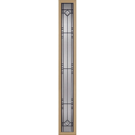 Western Reflections Riverwood Door Glass - 10" x 66" Craftsman Frame Kit